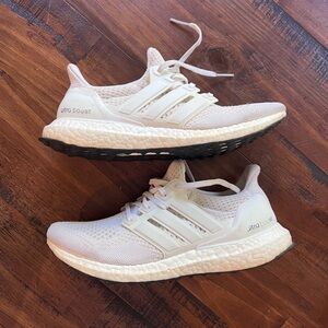 adidas Ultra Boost White Athletic Shoes